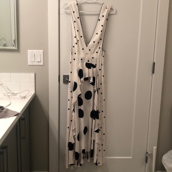 MIX SPOTTED MIDI DRESS - A BLOGGER FAV! - Picture 7 of 10